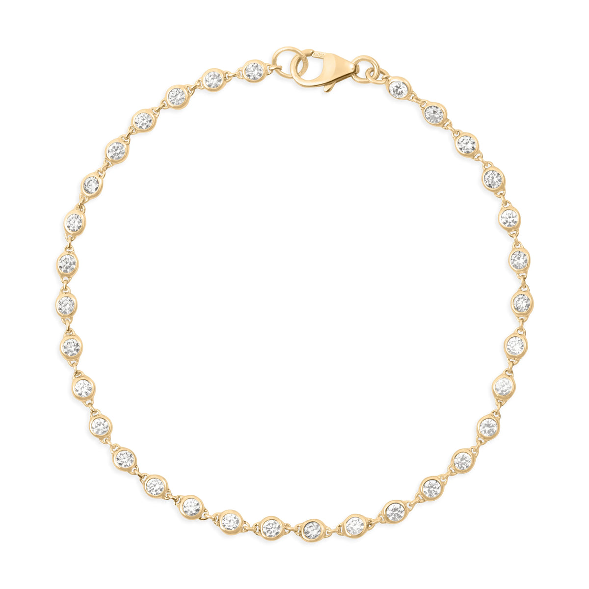 Regal Chain | Yellow Gold Diamond Bracelet