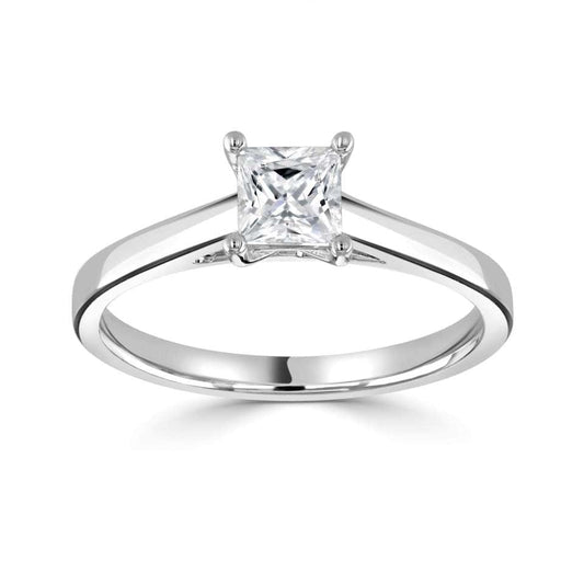 Classic- Princess Cut Solitaire - Ksenia Mirella Jewellery