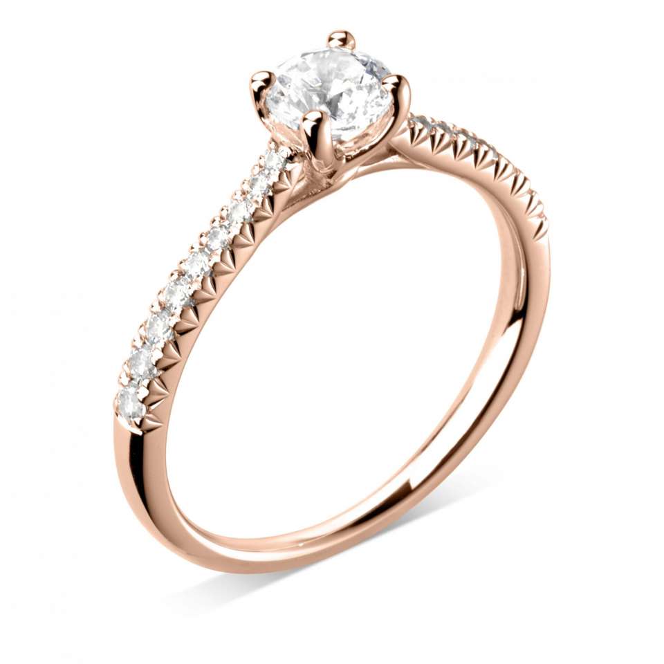 Lab-Grown Classic- Brilliant Cut Diamond Band Ring - Ksenia Mirella Jewellery
