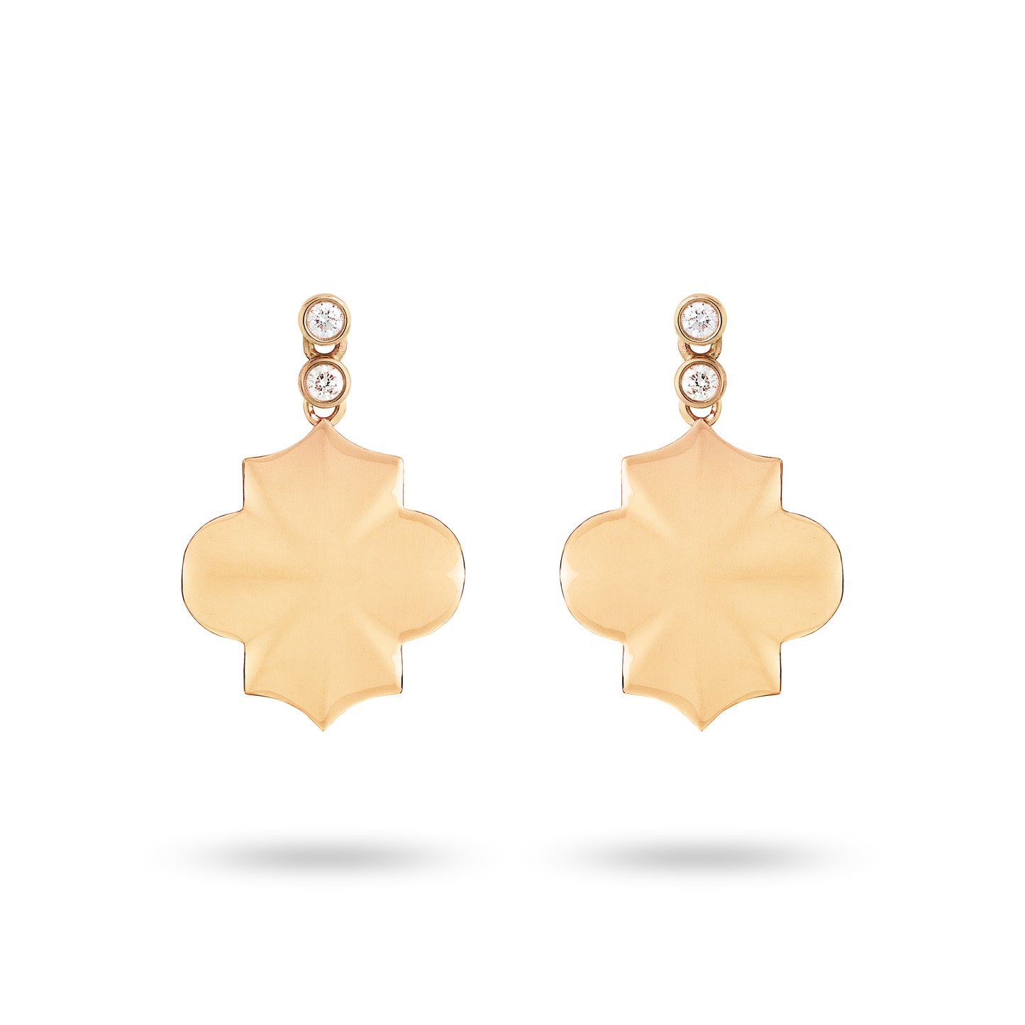 Regal - Yellow Gold Earrings - Ksenia Mirella Jewellery
