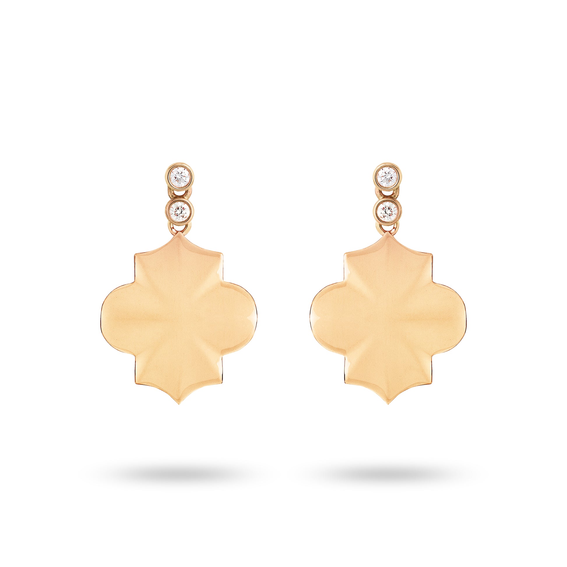 Regal - Yellow Gold Earrings - Ksenia Mirella Jewellery