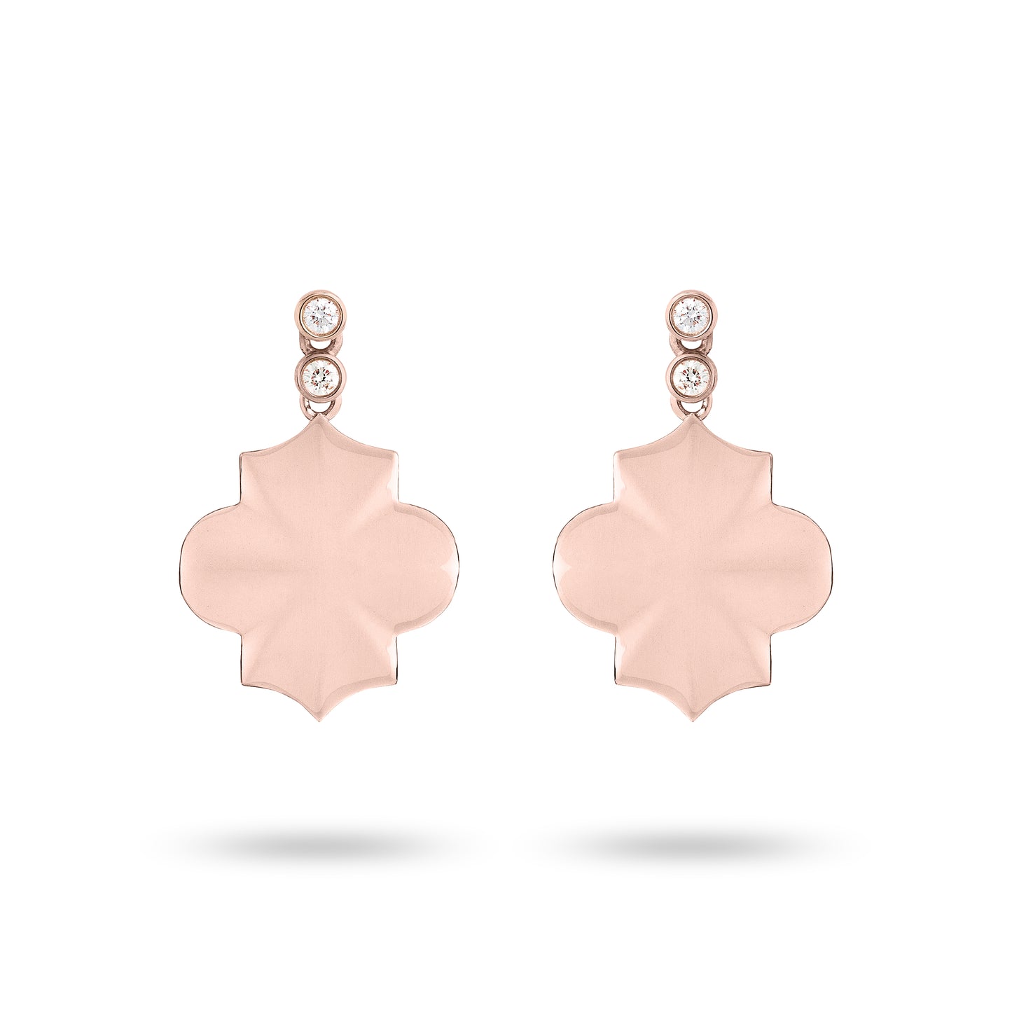 Regal - Rose Gold Earrings - Ksenia Mirella Jewellery