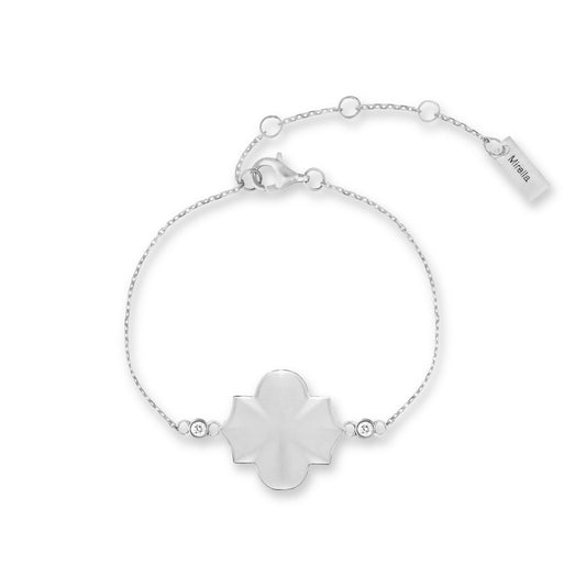 Regal - White Gold Bracelet - Ksenia Mirella Jewellery
