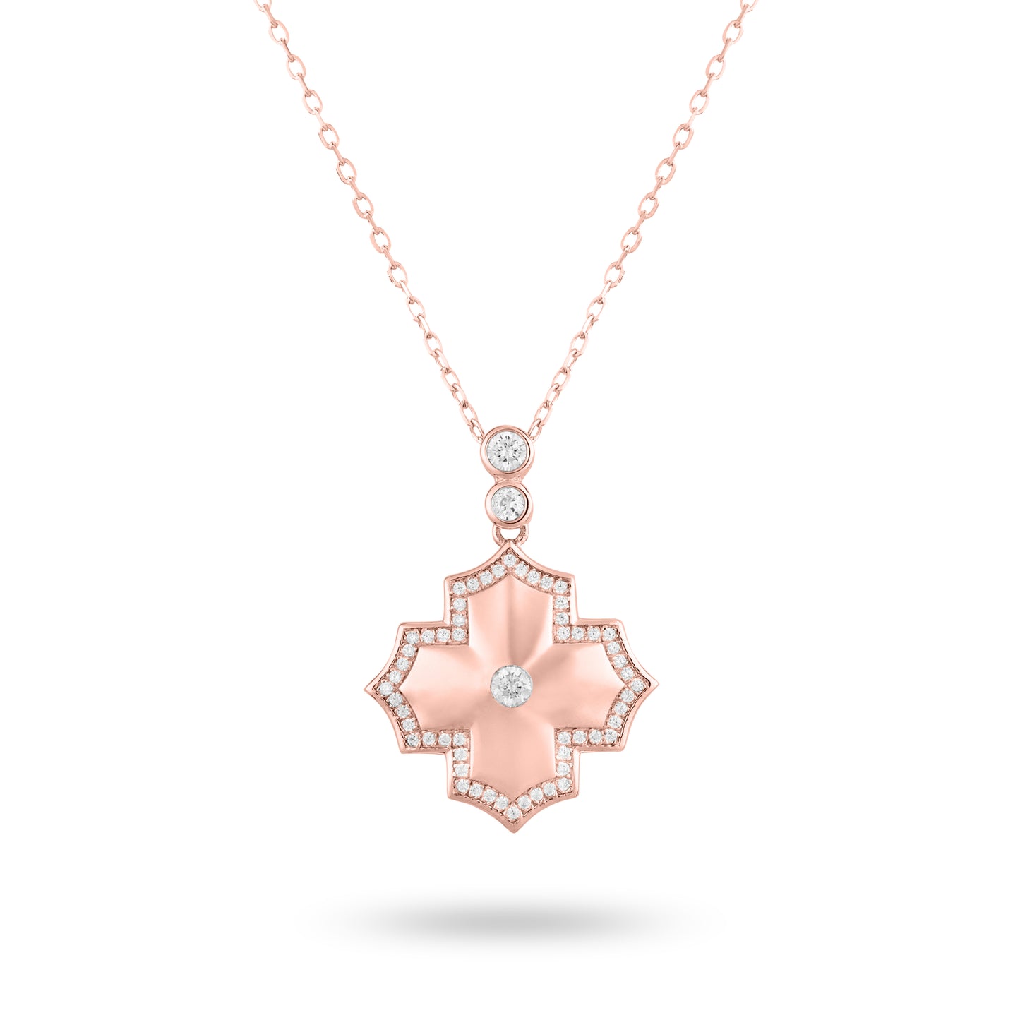 Regal Amulet- Rose Gold Necklace - Ksenia Mirella Jewellery