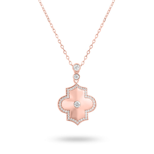 Regal Power- Rose Gold Necklace - Ksenia Mirella Jewellery