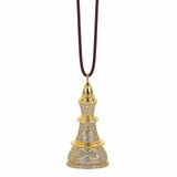 The King-Yellow Gold White Diamonds Necklace - Ksenia Mirella Jewellery 