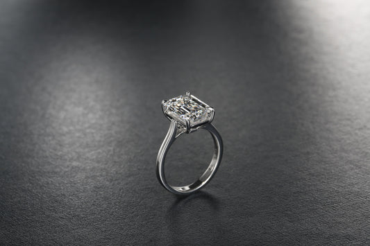 White Gold Diamond Engagement Ring 