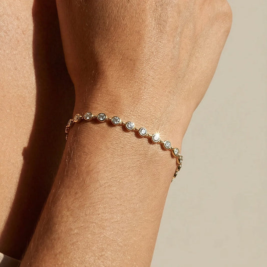 Regal Chain | Yellow Gold Diamond Bracelet