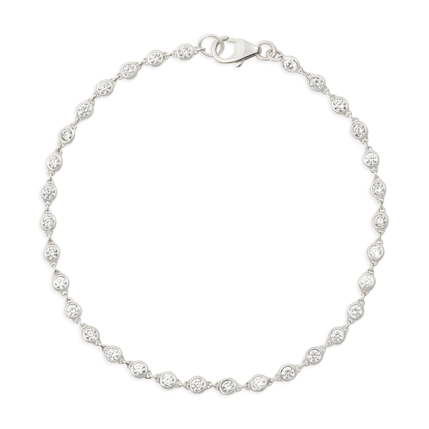 Regal Chain | White Gold Diamond Bracelet