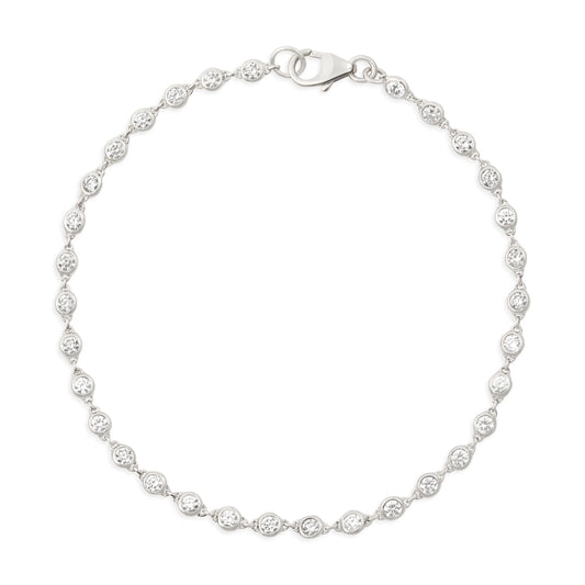 Regal Chain | White Gold Diamond Bracelet