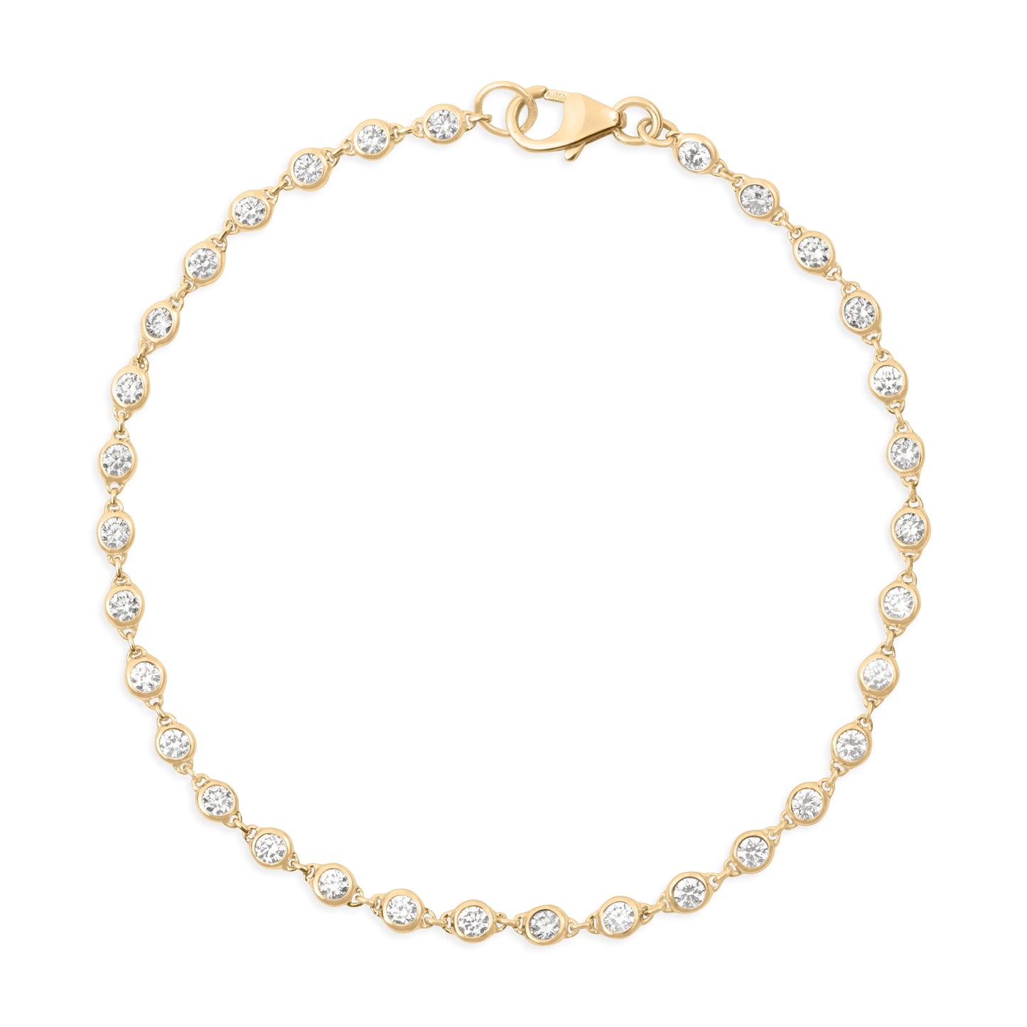 Regal Chain | Yellow Gold Diamond Bracelet