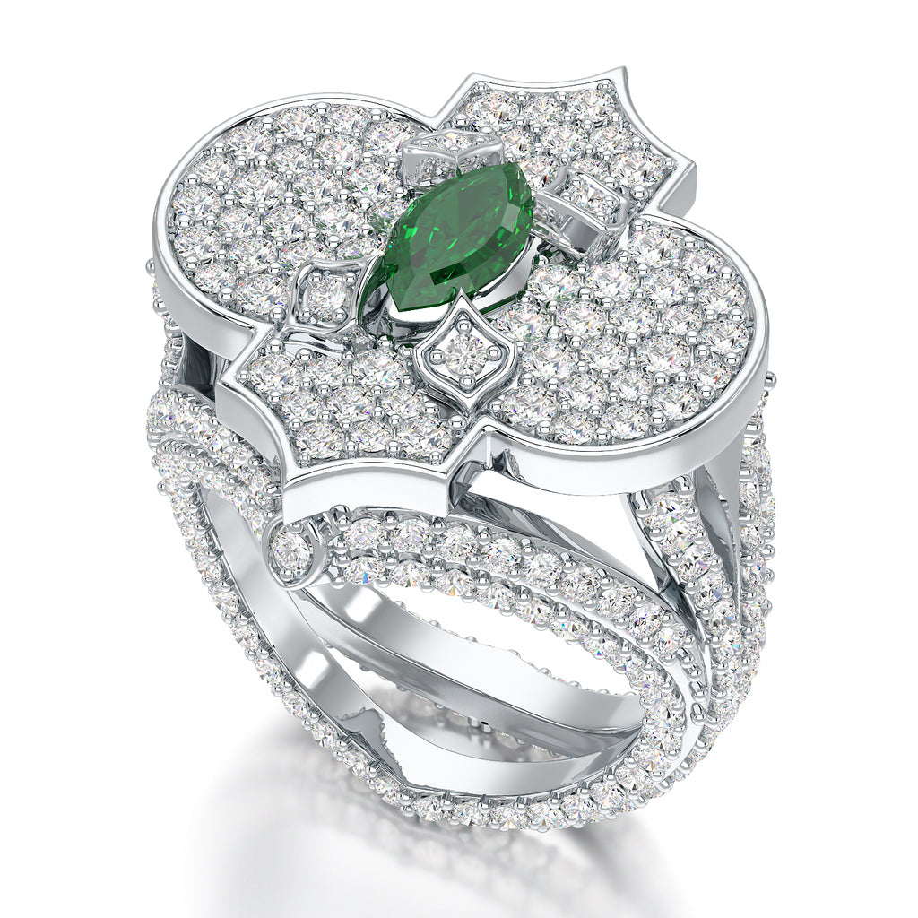 Emerald Cut Diamond Rings - Explore Emerald Cut Rings | Diamonds Factory  Australia