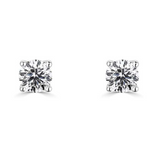 Solitaire Diamond Stud Earrings - Ksenia Mirella Jewellery 