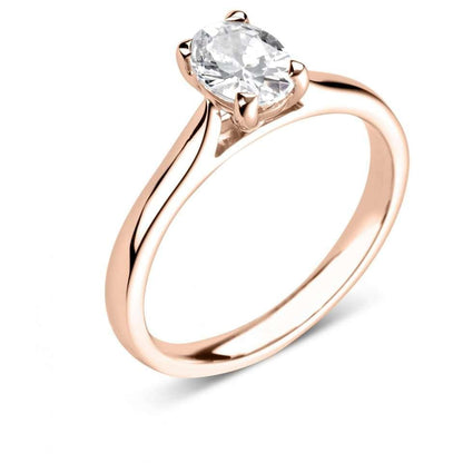 Classic- Oval Cut Solitaire - Ksenia Mirella Jewellery 