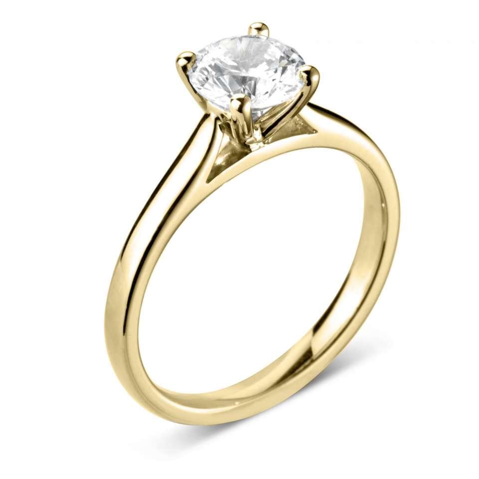 Classic- Brilliant Cut Solitaire - Ksenia Mirella Jewellery 