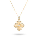 Regal Amulet- Yellow Gold Necklace - Ksenia Mirella Jewellery 