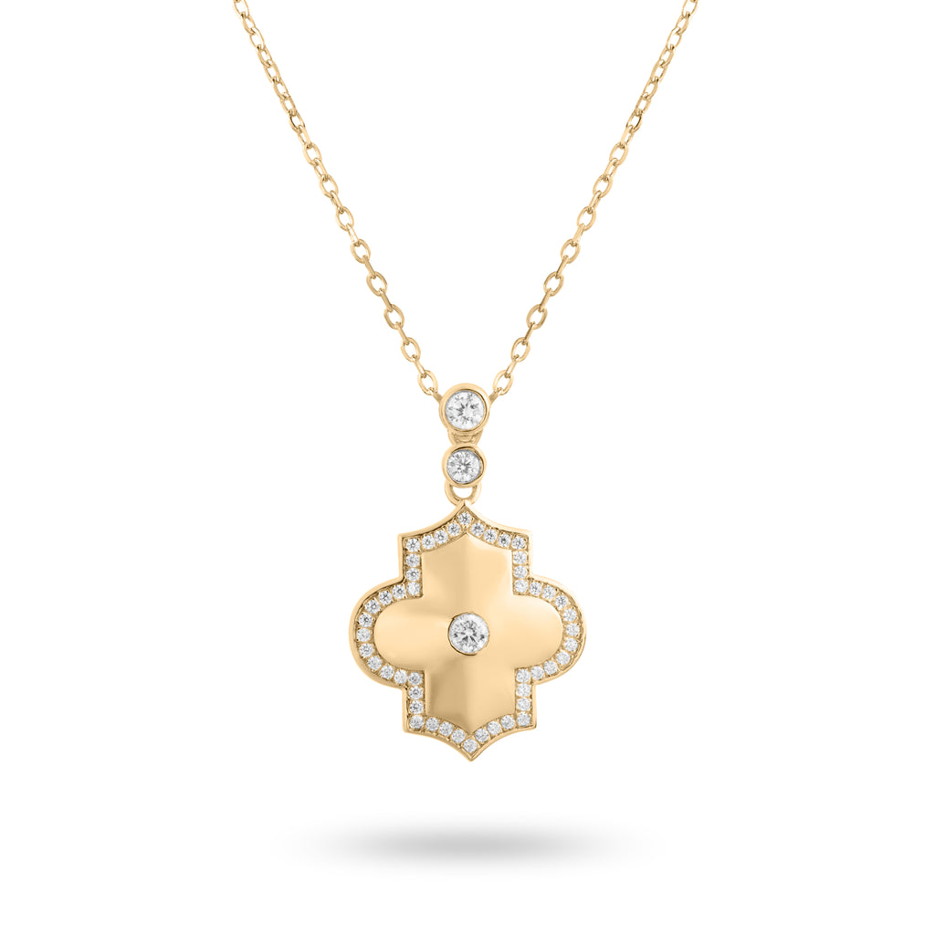 Regal Power- Yellow Gold Necklace - Ksenia Mirella Jewellery 
