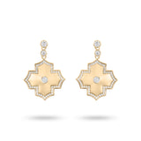 Regal Amulet-Yellow Gold Earrings - Ksenia Mirella Jewellery 